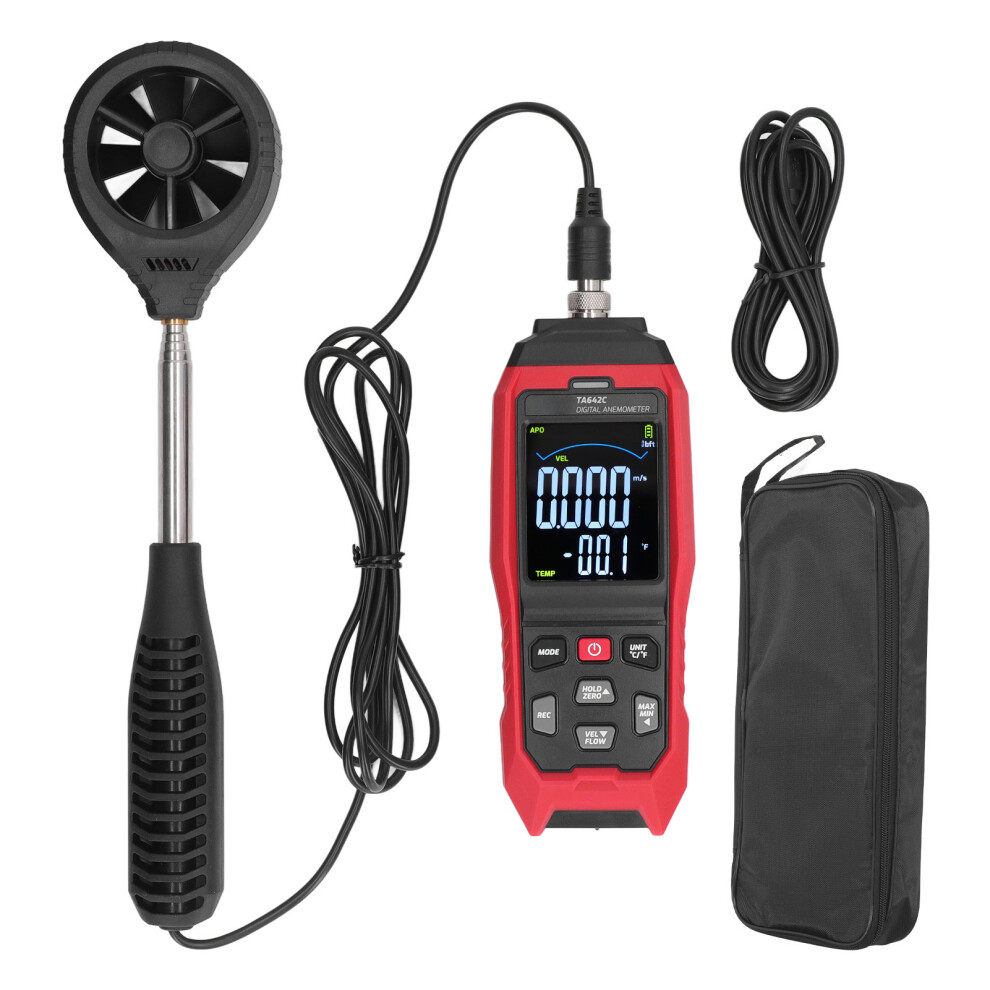 Portable Digital Anemometer Handheld Air Flow