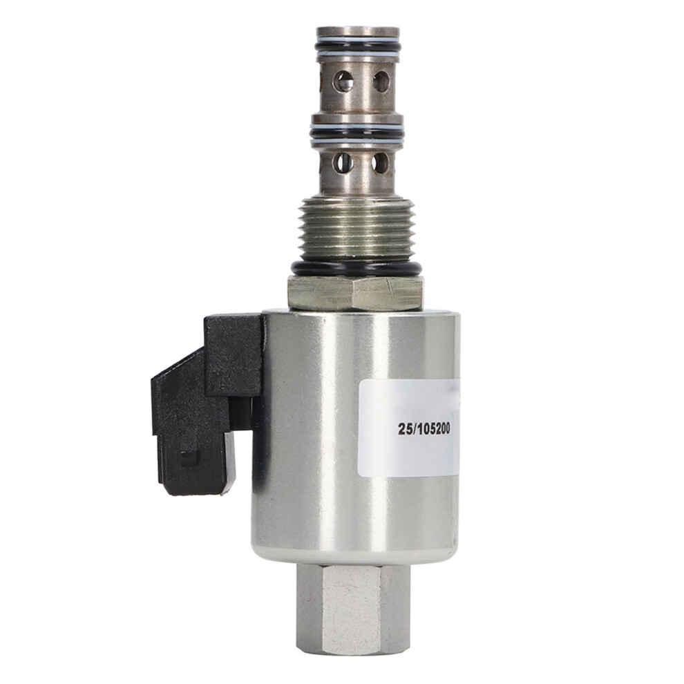 12V Backhoe Loader Solenoid Valve Alloy Steel 25