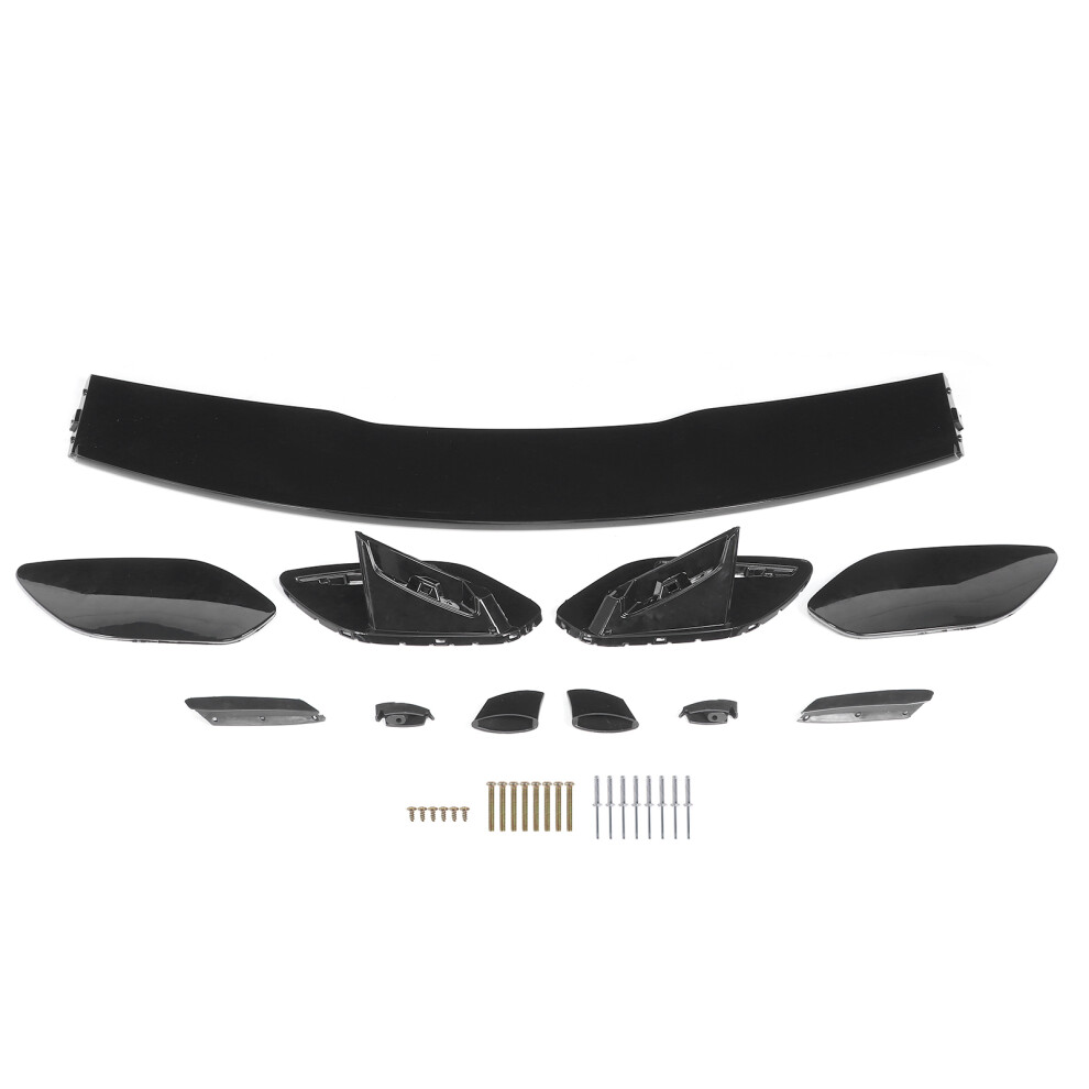 Upgrade For A45 Glossy Rear Roof Spoiler Fit Black 9121376617133