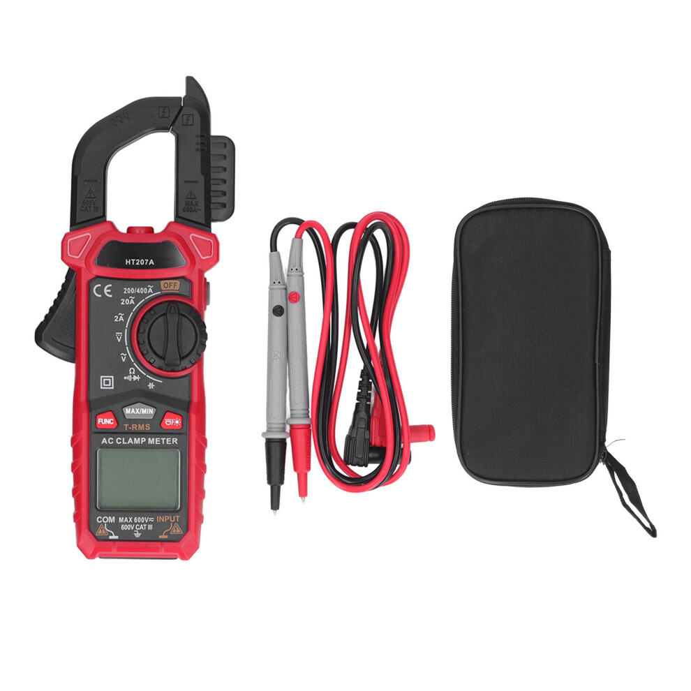 Digital Clamp Meter LCD Screen Multimeter AC DC