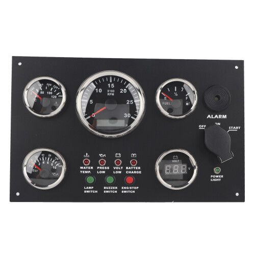 24V Gauge Cluster Oil Pressure Level Water