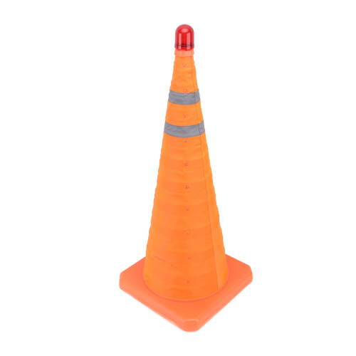 Collapsible Traffic Cone 70x30x30CM Dual 1