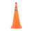 Collapsible Traffic Cone 70x30x30CM Dual 4