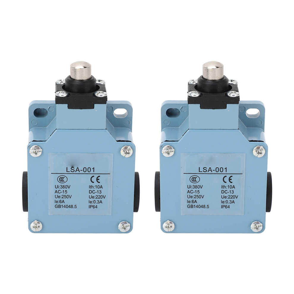 2PCS Momentary Limit Switch Self Reset Plunger