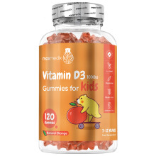 Vitamin D Gummies Kids 1000IU | 120 Tasty Gummies