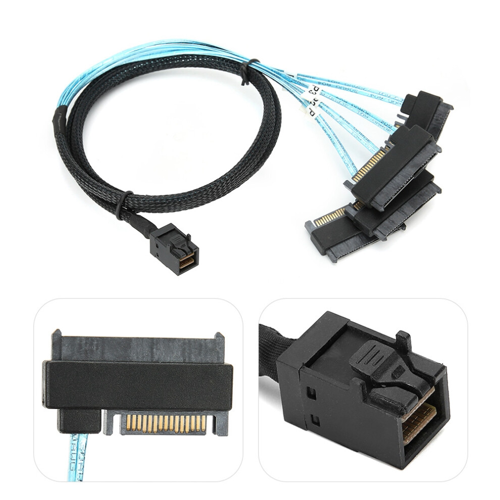 Server Storage Adapter Cable 1M Mini Sas Sff-8643 To 29Pin Sff-8482 8711340956590
