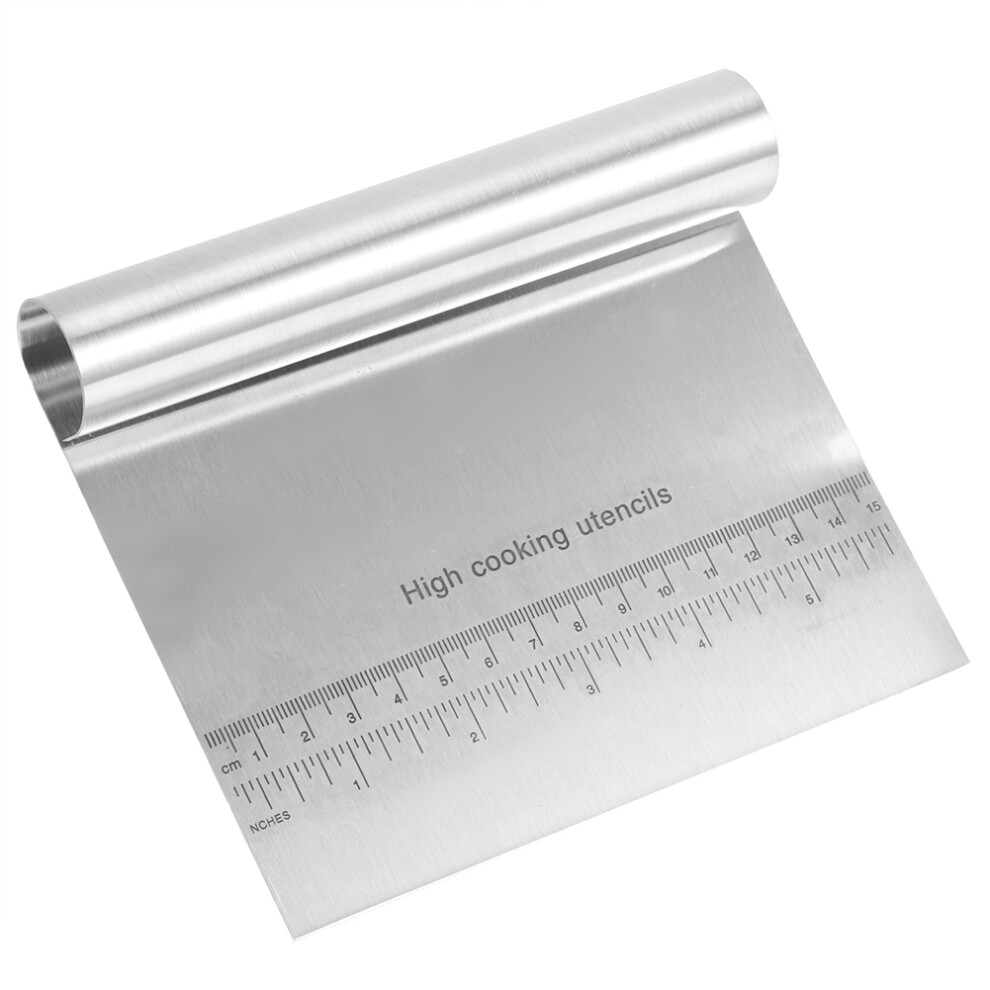 Stainless Steel Kitchen Dough Cutter with Scales for Baking and Pastry Making-image-OPC-PJM9F69-NEW