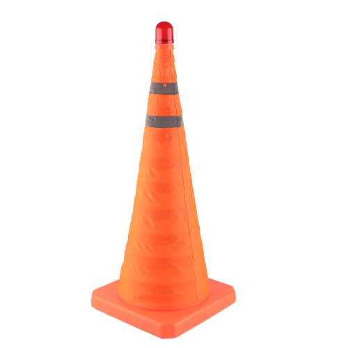 Collapsible Traffic Safety Cone with Reflective 2