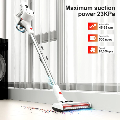 Syntecno Cordless Vacuum Cleaner Stick Handheld Rechargeable