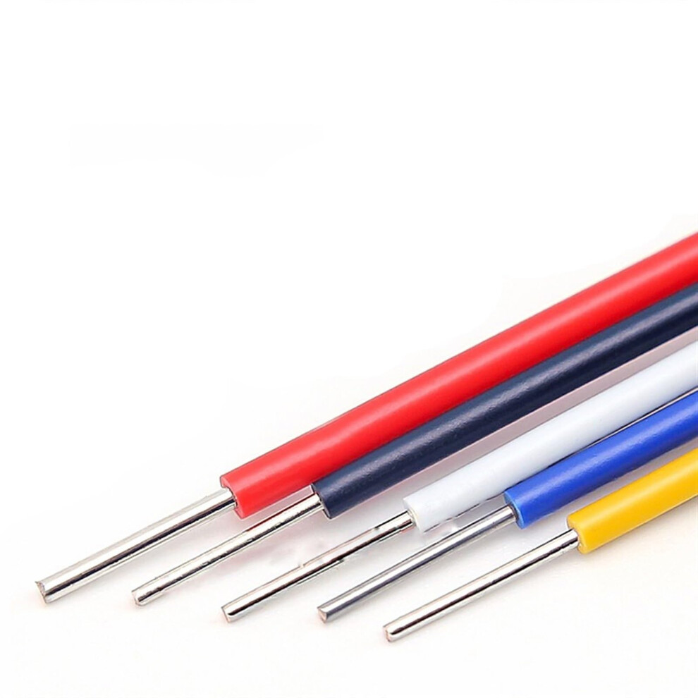 Electrical Cable Ul1007 Tinned Copper 2M 10M 18Awg 20Awg 22Awg 24Awg 26Awg Yellow Single Core Wire 10M 24Awg 6947110125404