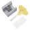 10 Pack Aluminum Window Lock Safety Lock with Keys 3x2.5cm 4