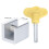 10 Pack Aluminum Window Lock Safety Lock with Keys 3x2.5cm 8