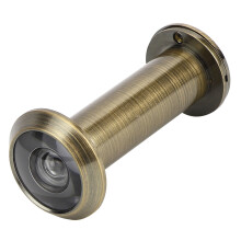Bronze 220 Degree Security Door Viewer with Back Cover Anti Theft for Home Use