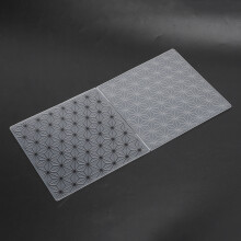 Scrapbooking Embossing Templates 2pcs Concave Convex for DIY Photo Album