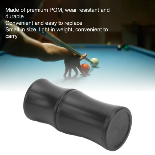 Billard Queue-Verbindungs-Schutz POM Schwarz Joint Caps Billardzubehör Passend für Predator Quick Joint 2