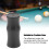 Billard Queue-Verbindungs-Schutz POM Schwarz Joint Caps Billardzubehör Passend für Predator Quick Joint 8