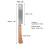 Japanese Hand Saw 12" Single Pull Saw,Flush Cut Handsaws,Fine Cuts,Flexible 15