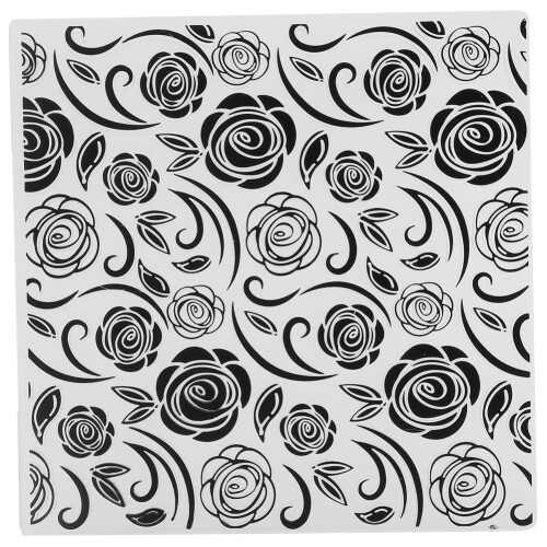 2Pcs EM200 Embossing Folder with Rose Pattern for Scrapbooking and DIY 2