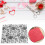 2Pcs EM200 Embossing Folder with Rose Pattern for Scrapbooking and DIY 14