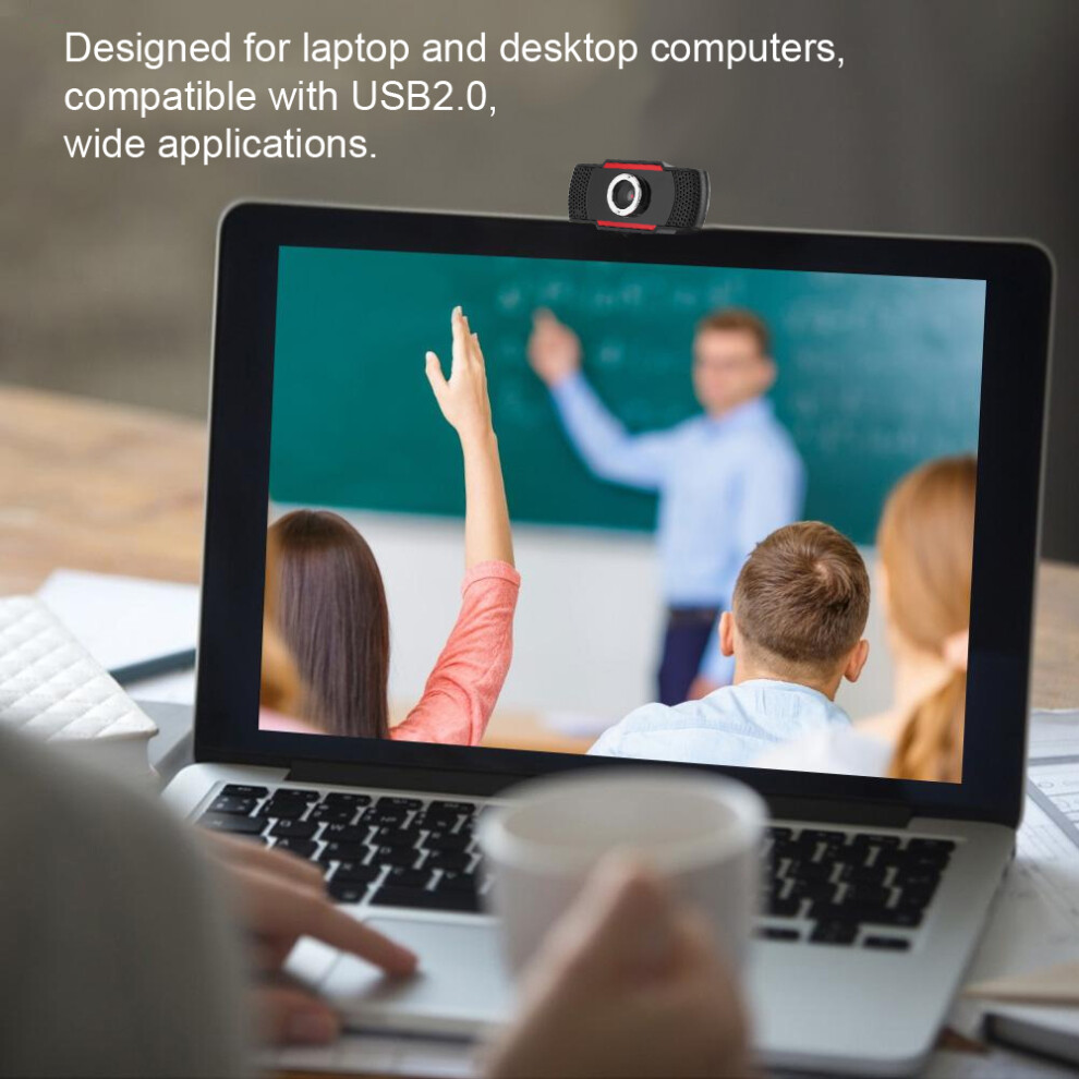 Usb Conference Hd Webcam With Microphone, 0.3Mp, 640X480, Black 9461340965465