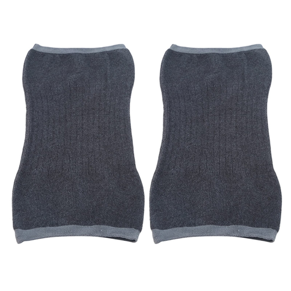 Volleyball Knee Pads 1 Pair Cashmere Warm Knee Support for Arthritis Joint Pain Protection Size Gray-image-OPC-PJM9GJM-NEW