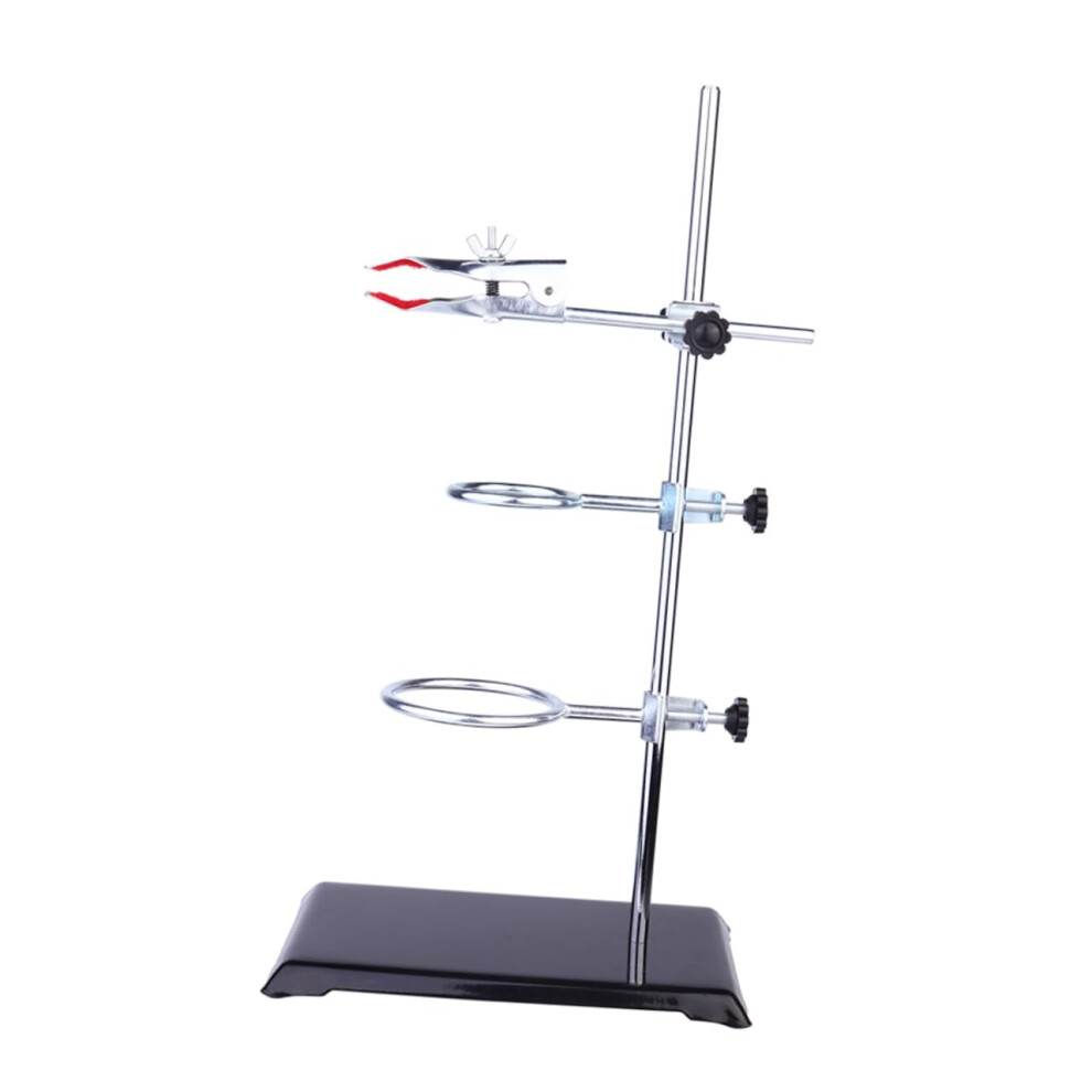 Stable Laboratory Support Stand for Chemical Experiments with Ring Clamp and Test Tube Stand for School Experiments-image-OPC-PJM9GSZ-NEW