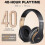 (Black) Wireless Headphones Over Ear, [40 Hrs Playtime] 3