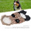 Leopardendruck-Winterhundemantel M - Warmes Polyester 8