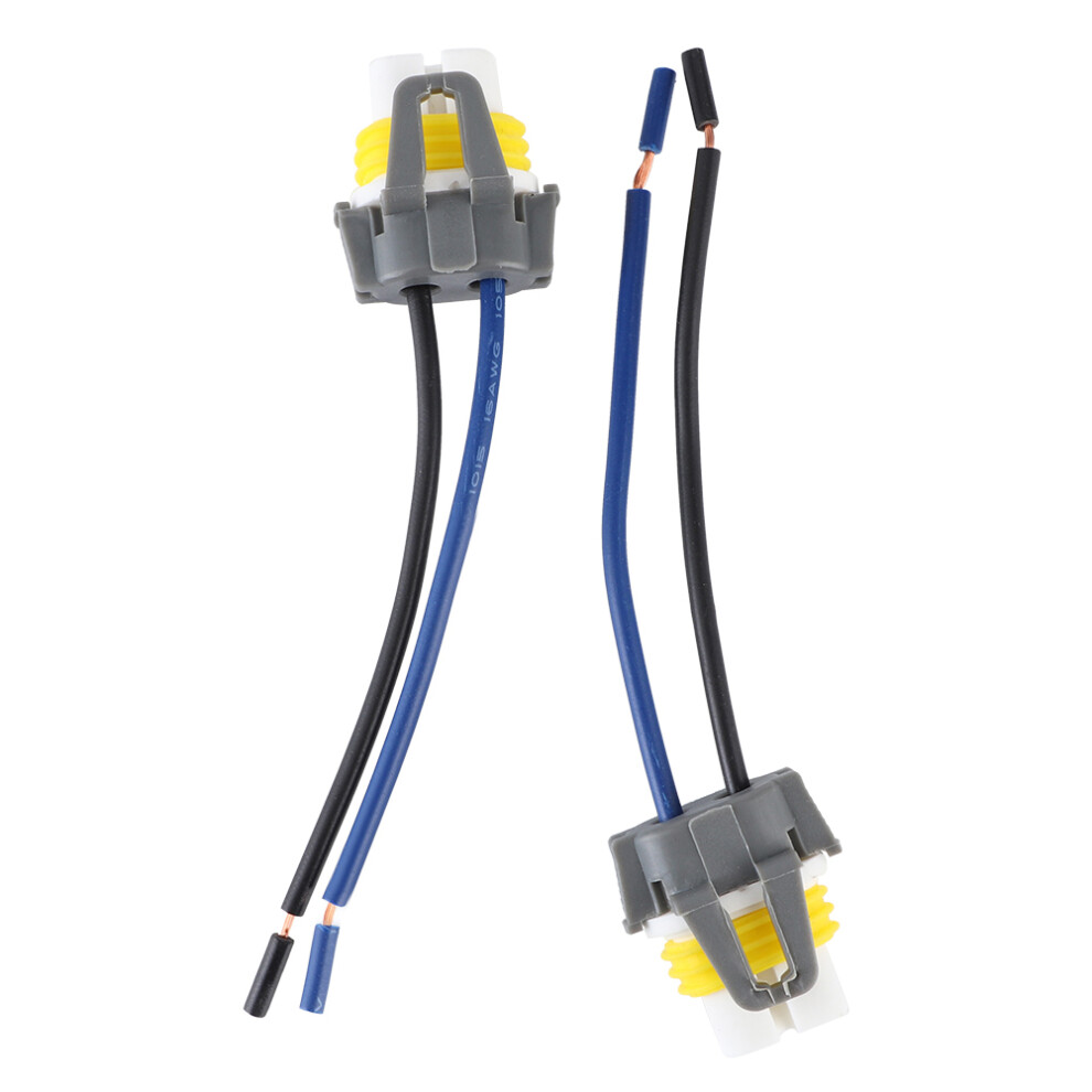 2Pcs H11/H8 Female Adapter Harness Socket Connector For Headlights Light 8391340972419