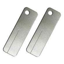 Whetstone Grinding Stone Set of 2 Portable Outdoor Sharpening Tools Silver Diamond Milling Stones