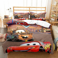 (Double 200*200cm) Gift For Cars Fans Single Double Bedding Sets