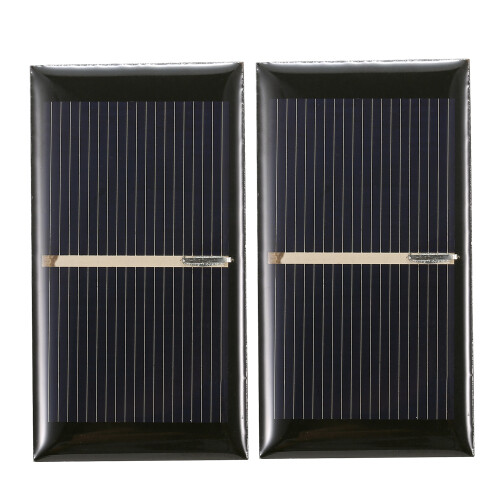 0.28W 2V Waterproof Mini Solar Panel Polycrystalline 2PCS 2