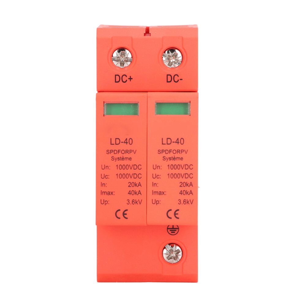 Surge Protective Device 1000V DC 20‑40KA 2P PC