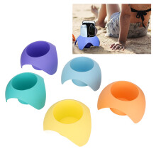 5 Stück ABS-Becherhalter für Strand, 14,5 x 8 cm, 5,7 x 3,1 Zoll