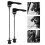 1 Pair Bicycle Quick Release Skewers Axle Skewer 3