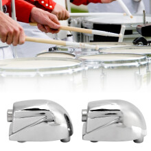 2 piezas de lugs metálicos para caja plateados, duraderos, fáciles de montar, herrajes para batería