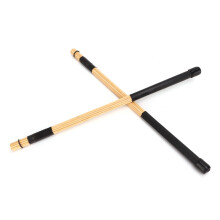 1 par de baquetas de bambú para jazz negras percusión