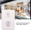Alarma con sensor de movimiento PIR ABS con 3 pilas AAA 0-4m 75dB 12