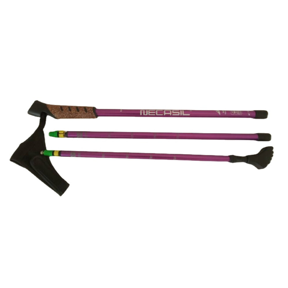 Greenzech (, 2Pcs) Hiking Walking Sticks Anti Shock Trekking Poles Nordic Walking Cane Aluminum Telescopic Camping Hiking Poles Crutches Blue