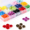 150 Sets T5 Snap Poppers Fasteners Press Studs Snaps Starter Plastic 1 Pliers 3