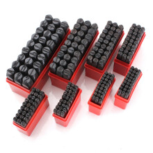 (3mm) 27pcs Stamps Letters Set Punch Steel Metal Die Tool Case Craft