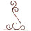 (White) Classic Romantic Wrought Iron Flower Stand Hook Wrought Iron Plants Pots Hooks 9