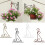 (White) Classic Romantic Wrought Iron Flower Stand Hook Wrought Iron Plants Pots Hooks 4