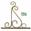 (White) Classic Romantic Wrought Iron Flower Stand Hook Wrought Iron Plants Pots Hooks 13