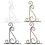 (White) Classic Romantic Wrought Iron Flower Stand Hook Wrought Iron Plants Pots Hooks 2