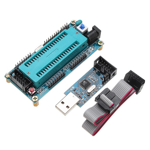 AVR ATMEGA16 Minimum System Development Board ATmega32 + USB ISP USBasp ...