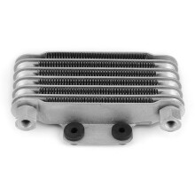 6-Reihen-Aluminium-Motorradölkühler Kühler für 125-250CC Motorräder