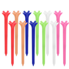 Golf Tees 70mm Kunststoff mit Klaue-Kragengreifer. Kein Zug für sportliches Training