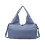 (blue) Gym Bag With Separate Shoe Compartment Waterproof Fabric Adjustable 1