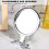 Folding 5X Magnification Silver Cosmetic Mirror with Double Sided Surface 11